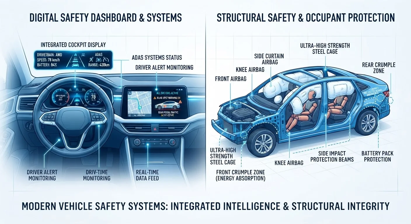 Active Safety vs. Passive Safety in Modern Cars