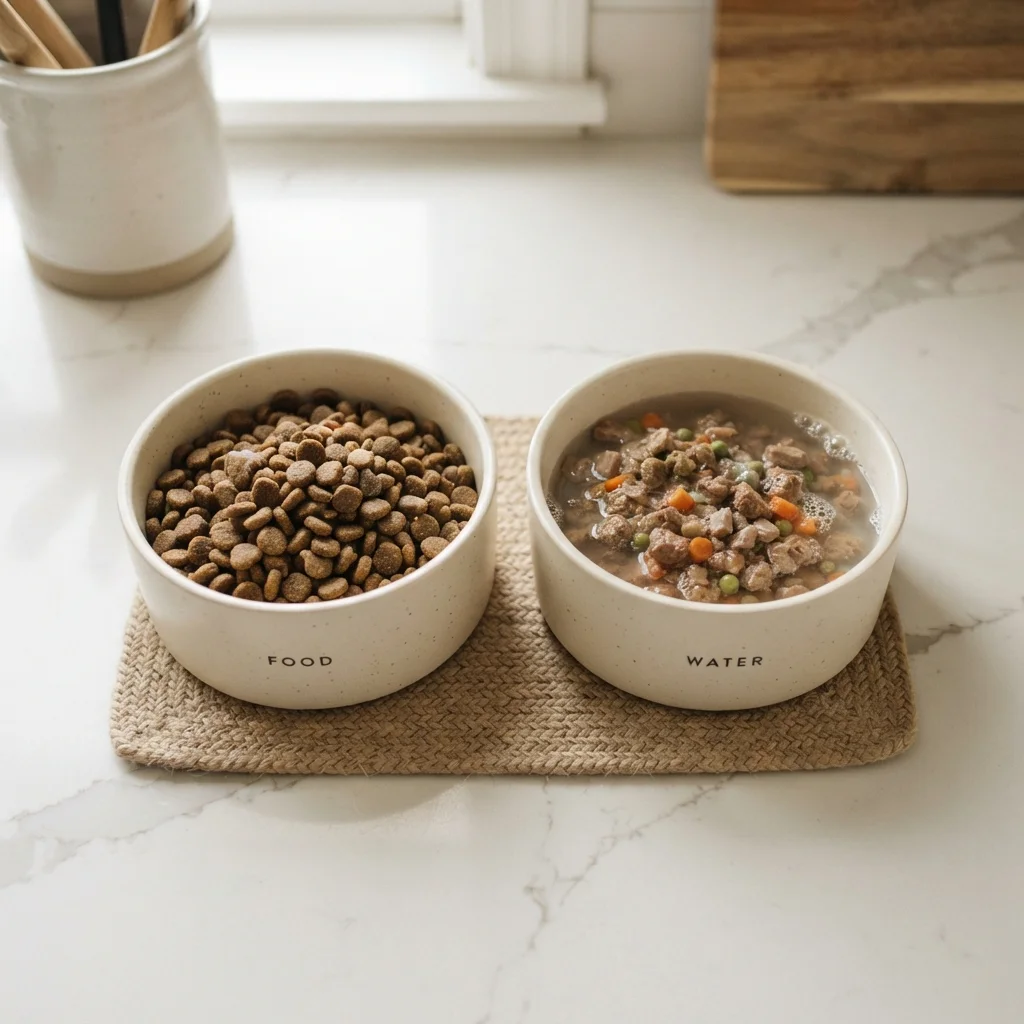Dry Kibble vs. Wet Food: Nutritional Trade-Offs for Dogs and Cats