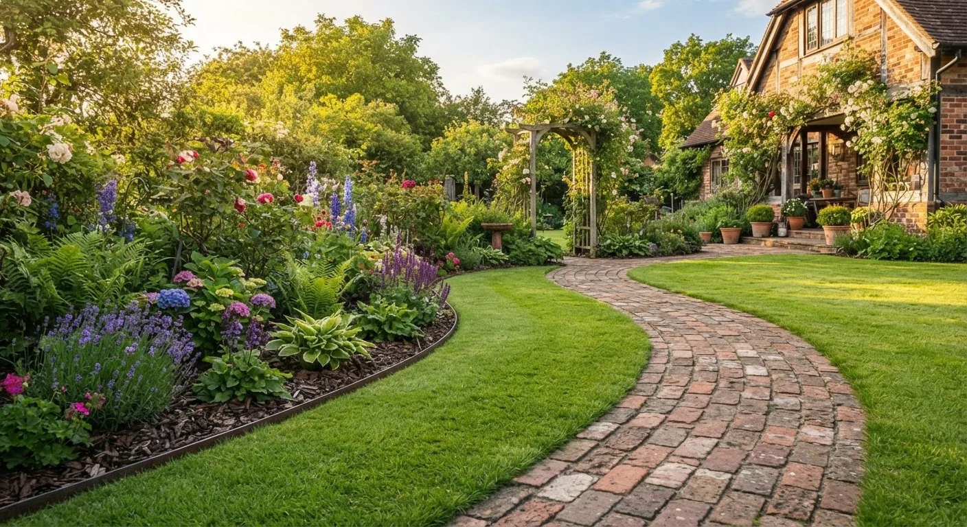 Edging, Borders, and Pathways: The Small Details That Shape a Yard's Whole Look