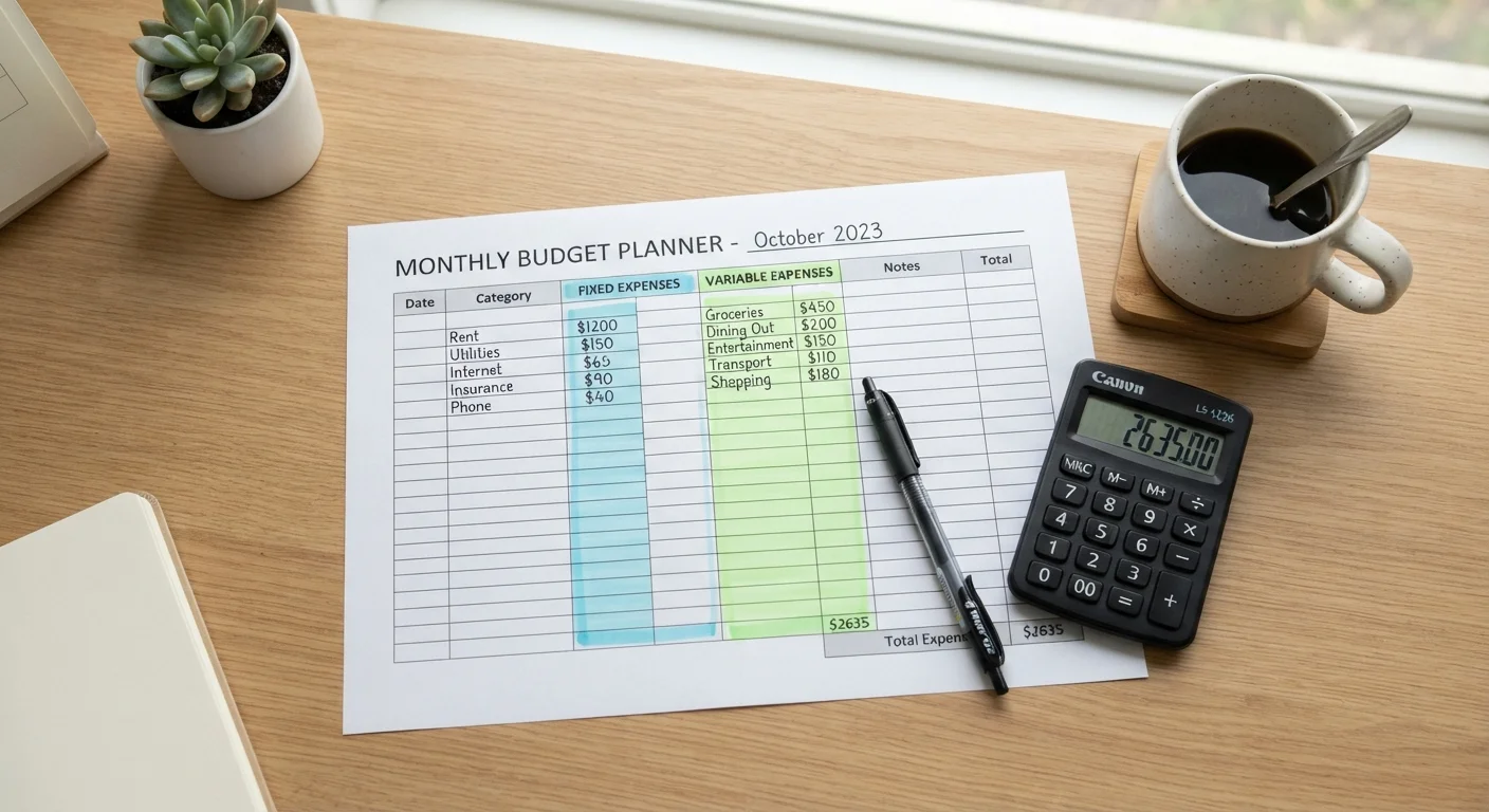 Fixed vs. Variable Expenses: What the Difference Means for Your Budget