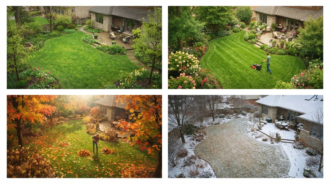 Lawn Care Through the Seasons: A Year-Round Maintenance Calendar