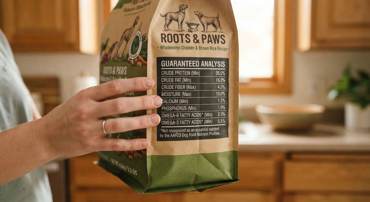 Reading the Guaranteed Analysis Panel on Pet Food Packaging