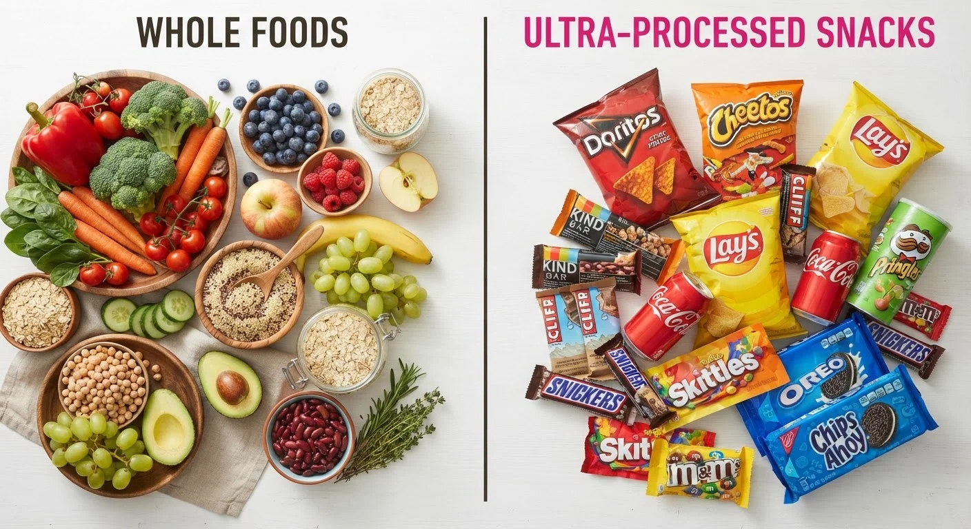 Whole Foods vs. Ultra-Processed Foods: What Sets Them Apart